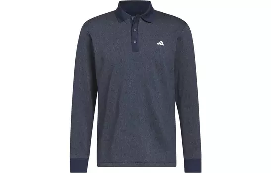 Мужская рубашка поло Adidas, темно-синий