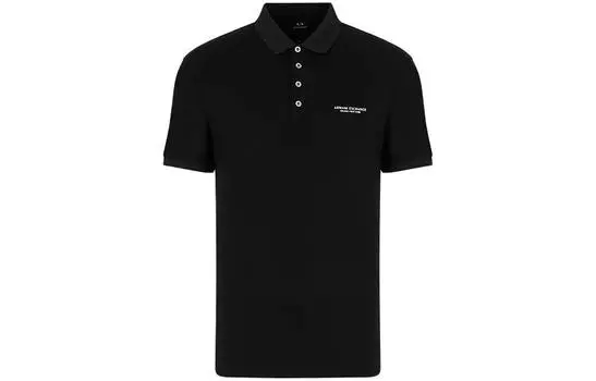 Мужская рубашка-поло ARMANI EXCHANGE, цвет Black
