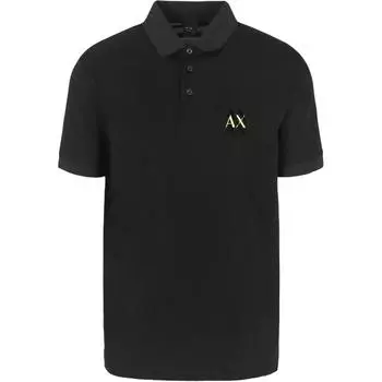 Мужская рубашка-поло ARMANI EXCHANGE, цвет Black