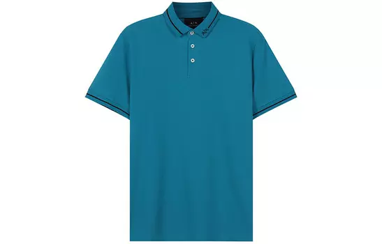 Мужская рубашка-поло ARMANI EXCHANGE, цвет Blue