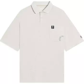 Мужская рубашка поло Badfive Heather Grey Lining, цвет Heather Gray