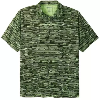 Мужская рубашка-поло без пота Kingsize Big & Tall KingSize, цвет Electric Green Digital