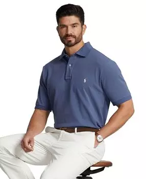 Мужская рубашка поло big &amp; tall iconic mesh Polo Ralph Lauren, мульти