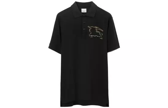 Мужская рубашка поло Burberry, цвет Black