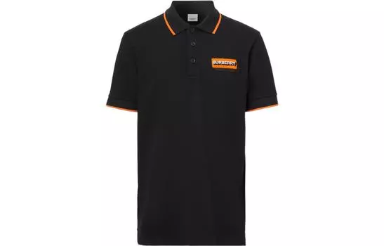 Мужская рубашка поло Burberry, цвет Black