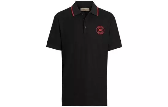 Мужская рубашка поло Burberry, цвет Black