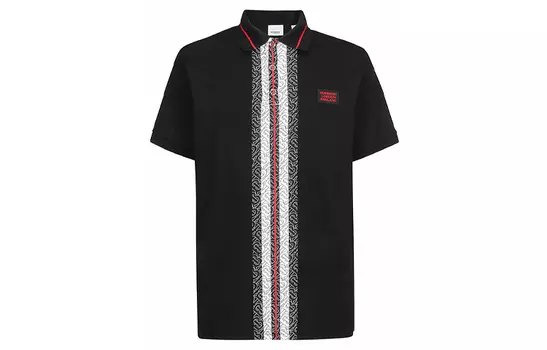 Мужская рубашка поло Burberry, цвет Black