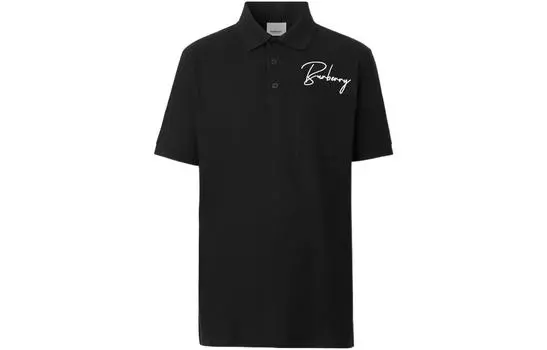 Мужская рубашка поло Burberry, цвет Black