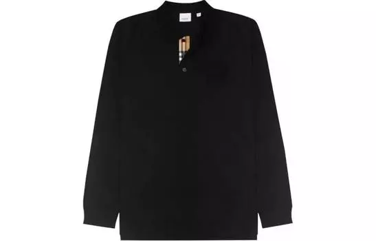 Мужская рубашка поло Burberry, цвет Black