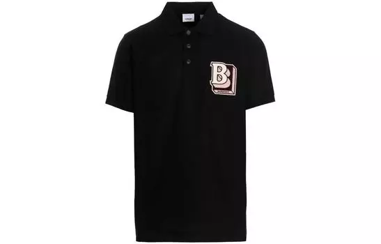 Мужская рубашка поло Burberry, цвет Black