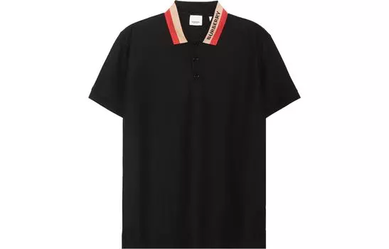 Мужская рубашка поло Burberry, цвет Black Comes with Gift Bag (Including Original Bag)