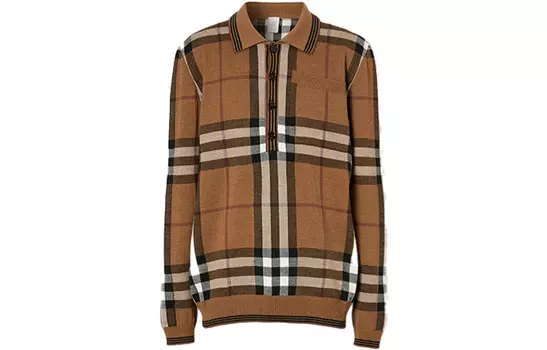Мужская рубашка поло Burberry, цвет Brown