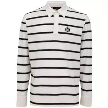 Мужская рубашка-поло Canali Cotton, белый