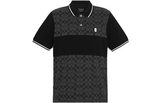 Мужская рубашка поло COACH, цвет CharcoalAsh