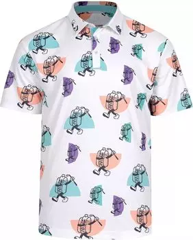 Мужская рубашка-поло для гольфа Keegan Swannies, оранжевый