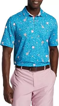 Мужская рубашка-поло для гольфа с разговорным принтом Walter Hagen Performance 11