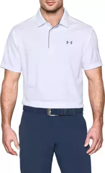 Мужская рубашка-поло для гольфа Under Armour Tech, белый