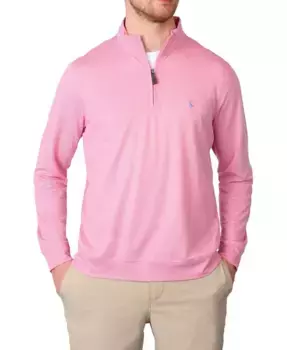 Мужская рубашка-поло Dobby Twill Quarter Zip Tailorbyrd, розовый