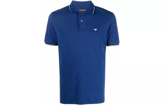 Мужская рубашка-поло Emporio Armani , синий