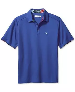 Мужская рубашка-поло Flores Gardens Five O'Clock Tommy Bahama, синий