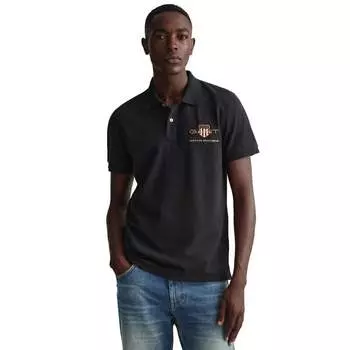 Мужская рубашка поло Gant, черный