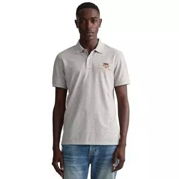 Мужская рубашка поло Gant, серый