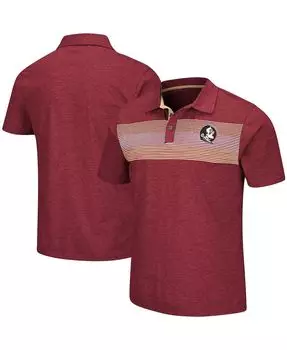 Мужская рубашка поло garnet florida state seminoles logan Colosseum