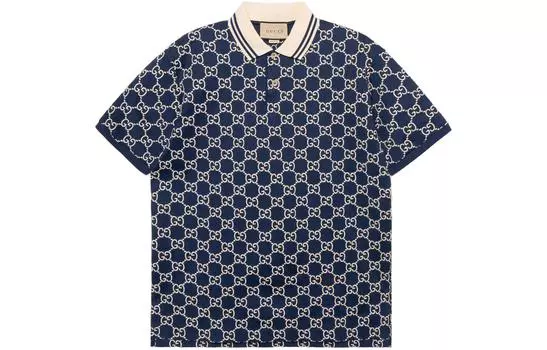 Мужская рубашка поло Gucci, синий