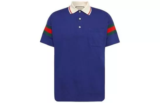Мужская рубашка поло Gucci, синий