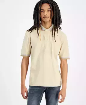 Мужская рубашка поло Hugo Boss, коричневый/бежевый