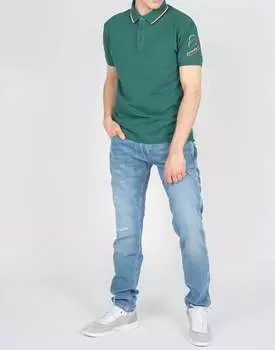 Мужская рубашка-поло Invicta, зеленый