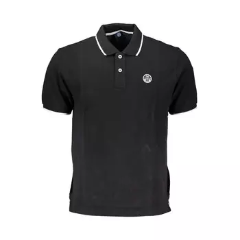 Мужская рубашка-поло из хлопка North Sails, черный