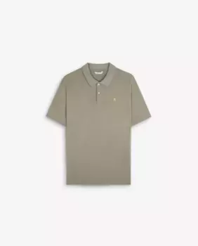 Мужская рубашка-поло из хлопка, стандартного кроя Scalpers, цвет Caqui