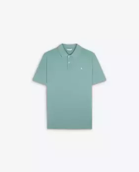 Мужская рубашка поло из хлопка стандартного кроя Scalpers, зеленый