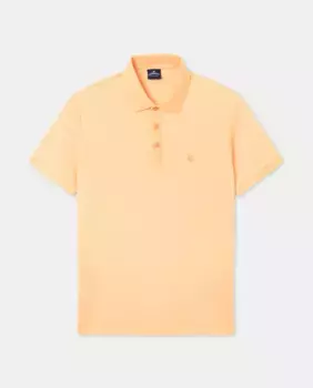 Мужская рубашка-поло из интерлока с короткими рукавами Rushmore, оранжевый