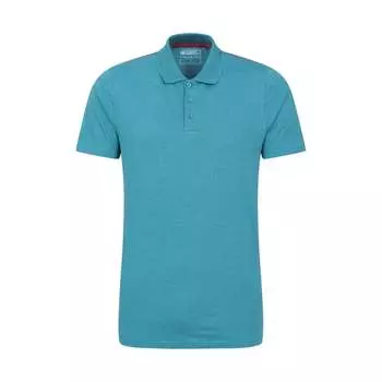 Мужская рубашка-поло из кордилина со структурой Mountain Warehouse, синий