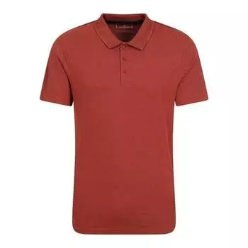 Мужская рубашка-поло из кордилина со структурой Mountain Warehouse, оранжевый