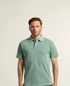 Мужская рубашка-поло из пике cost classic с коротким рукавом Valecuatro, светло-зеленый