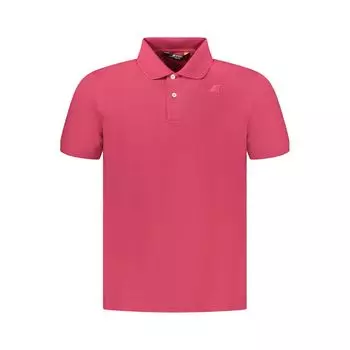 Мужская рубашка поло из розового хлопка K-Way