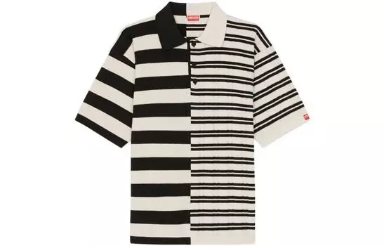 Мужская рубашка-поло Kenzo, черный/белый