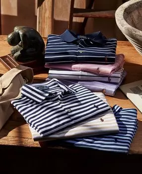 Мужская рубашка поло классического кроя из мягкого хлопка Polo Ralph Lauren