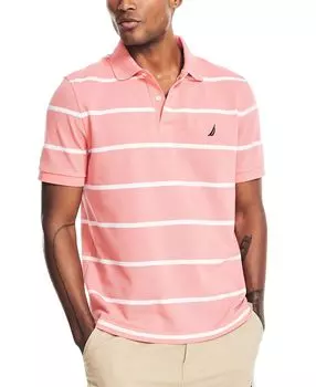 Мужская рубашка-поло классического кроя в полоску Nautica, мульти