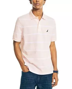 Мужская рубашка-поло классического кроя в полоску Nautica, мульти