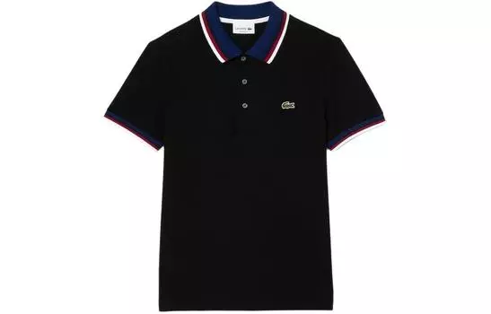 Мужская рубашка-поло LACOSTE, цвет Black