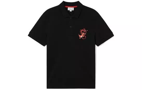 Мужская рубашка-поло LACOSTE, цвет Black