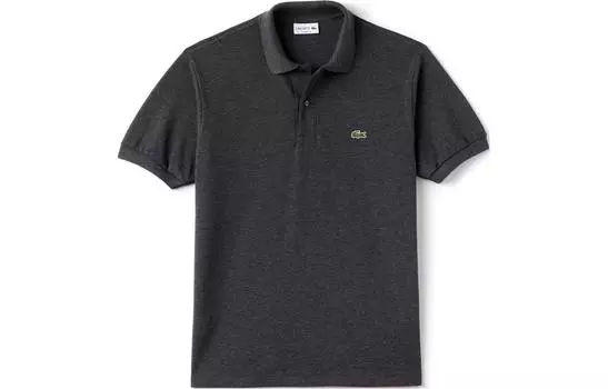 Мужская рубашка-поло LACOSTE, цвет Black/Gray