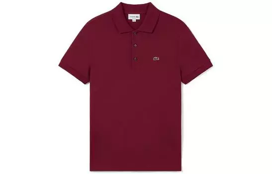 Мужская рубашка-поло LACOSTE, цвет Bordeaux burgundy