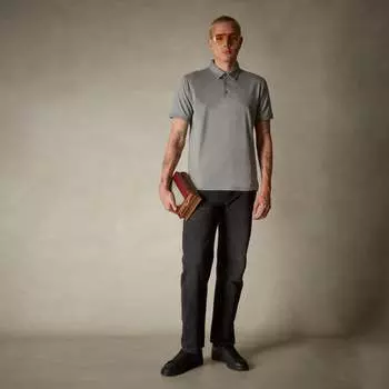 Мужская рубашка поло Members Only, серый