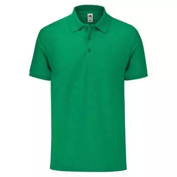Мужская рубашка-поло на заказ Fruit Of The Loom, зеленый