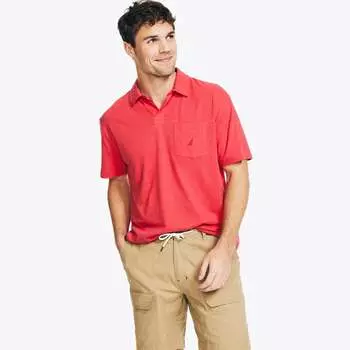 Мужская рубашка-поло Nautica Classic Fit Sustainably Crafted, цвет rococco red 18-1652